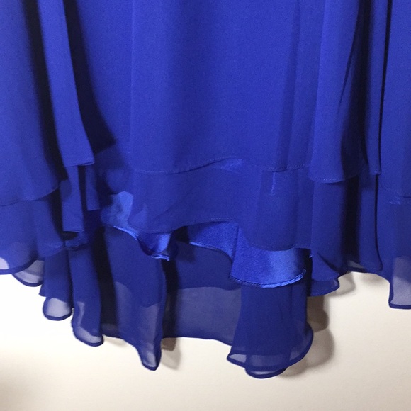 NWT Cindy Collection Royal Blue Dress M - Picture 5 of 8